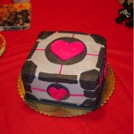 Companion Cube Portal Companion Cube cake