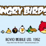 angry birds retro 8bit screenshot 1